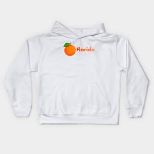 Florida Orange Kids Hoodie